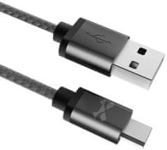 Ghostek Kábel - NRGline Micro USB 1,8m , Black (GHOCBL029)