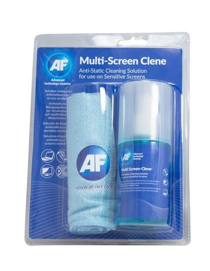 AF Multi-screen Cleen - Antistatický čistič obrazoviek (CRT, LED, LCD) 200ml, vrátane utierky