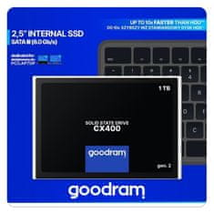 GoodRam SSD 1TB CX400 SATA III interný disk 2.5" GEN2, Solid State Drive