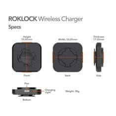 Rokform RokLock Wireless Twist Lock Charger, bezdrôtová nabíjačka