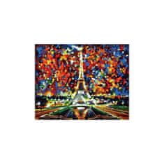 PIPPER. Maľovanie podľa čísiel "Farebný Paríž" 50x40 cm, plátno vypnuté na ráme