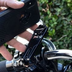 Rokform držiak na riadidlá motocykla, čierny, STANDARD Harley Davidson pre rozteč skrutiek 1.65-1.45"