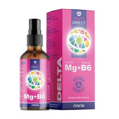 DELTA DIRECT Mg + B6 sprej na pokožku 100 ml