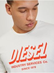 Diesel Biele pánske tričko Diesel Diegos L