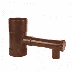 Bradas Zberač dažďovej vody s ventilom 90mm, hnedý BR-IBCLZ1-090-BR
