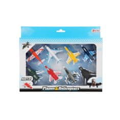 Toi Toys PLANES_HELI Súprava lietadiel -Speedfighter- kovové -8ks