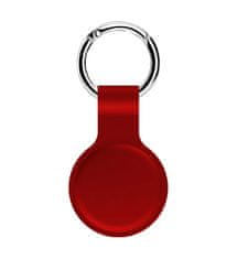 Nuvo Silikónová kľúčenka pre Apple AirTag červená