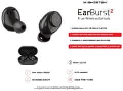 Ghostek Slúchadlá EarBurst2True Wireless Earbud Headphones Black