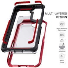 Ghostek Kryt Atomic Slim 4 Red Aluminum Case for Samsung Galaxy S21 Plus