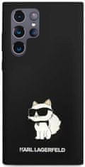 Karl Lagerfeld Kryt Samsung Galaxy S23 Ultra hardcase black Silicone Choupette (KLHCS23LSNCHBCK)