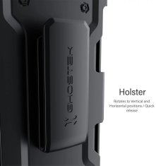 Ghostek Púzdro Iron Armor3 Black Rugged Case + Holster for Moto G Stylus (GHOCAS2486)