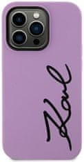 Karl Lagerfeld Kryt KLHCN61SKSVGU iPhone 11 / Xr 6.1" purple hardcase Silicone Signature (KLHCN61SKSVGU)