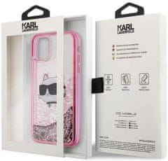 Karl Lagerfeld Kryt iPhone 11 / XR pink hardcase Glitter Choupette Head (KLHCN61LNCHCP)