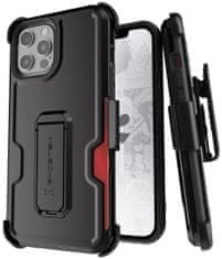Ghostek Kryt Iron Armor3 Black Rugged Case + Holster for Apple iPhone 12 Pro Max