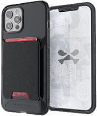 Ghostek Kryt Exec4 Black Leather Flip Wallet Case for Apple iPhone 12 Pro Max