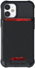 Ghostek Kryt Exec4 Black Leather Flip Wallet Case for Apple iPhone 12 Mini