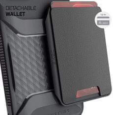 Ghostek Kryt Exec4 Black Leather Flip Wallet Case for Apple iPhone 12 Pro