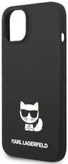 Karl Lagerfeld Kryt KLHCP14MSLCTBK iPhone 14 Plus 6,7" hardcase black Silicone Choupette Body (KLHCP14MSLCTBK)