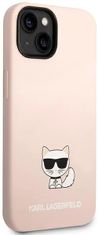 Karl Lagerfeld Kryt KLHCP14SSLCTPI iPhone 14 6,1" hardcase light pink Silicone Choupette Body (KLHCP14SSLCTPI)
