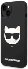 Karl Lagerfeld Kryt KLHMP14SSLCHBK iPhone 14 6,1" hardcase black Silicone Choupette Head Magsafe (KLHMP14SSLCHBK)