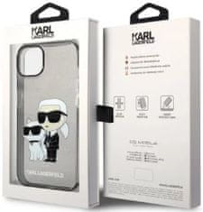 Karl Lagerfeld Kryt iPhone 14 6,1" black hardcase IML GLIT NFT Karl&Choupette (KLHCP14SHNKCTGK)