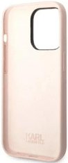 Karl Lagerfeld Kryt iPhone 14 Pro 6,1" hardcase pink Silicone Choupette (KLHCP14LSNCHBCP)