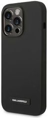 Karl Lagerfeld Kryt KLHMP14XSLMP1K iPhone 14 Pro Max 6,7" hardcase black Silicone Plaque Magsafe (KLHMP14XSLMP1K)