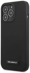 Karl Lagerfeld Kryt KLHCP13XSLMP1K iPhone 13 Pro Max 6,7" hardcase black Silicone Plaque (KLHCP13XSLMP1K)