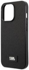Karl Lagerfeld Kryt iPhone 13 Pro / 13 6,1" hardcase black Saffiano Plaque (KLHCP13LSFMP2K)