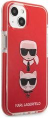 Karl Lagerfeld Kryt KLHCP13STPE2TR iPhone 13 mini 5,4" hardcase red Karl&Choupette Head (KLHCP13STPE2TR)