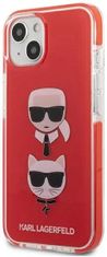 Karl Lagerfeld Kryt KLHCP13STPE2TR iPhone 13 mini 5,4" hardcase red Karl&Choupette Head (KLHCP13STPE2TR)