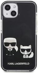 Karl Lagerfeld Kryt KLHCP13STPEKCK iPhone 13 mini 5,4" hardcase black Karl&Choupette (KLHCP13STPEKCK)