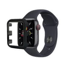 KOMA Ochranný kryt s tvrdeným sklom pre Apple Watch 38 mm (Series 1,2,3), čierny