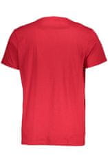 GianMarco Venturi  Perfektné Pánske Tričko Krátky Rukáv Červená Farba: červená, Veľkosť: 2XL