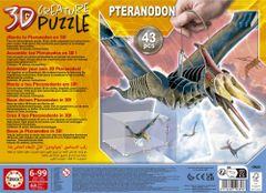 EDUCA 3D puzzle Pteranodon 43 dielikov