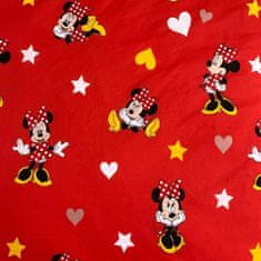 Jerry Fabrics Obliečky Minnie Red heart 140x200, 70x90 cm