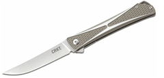 CRKT CR-7530 CROSSBONES SILVER vreckový nôž 9 cm, hliník