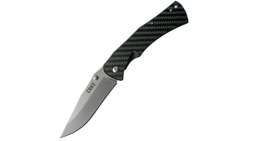 CRKT CR-2085 XAN BLACK vreckový nôž 9,3 cm, G10, uhlíkové vlákna, oceľ