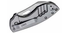 CRKT CR-5311 PILAR SILVER vreckový nôž 6,1 cm, celooceľový