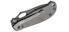 CRKT CR-6470 PAZODA 2 SILVER BLACK vreckový nôž 5,4 cm, strieborno-šedá, celooceľový