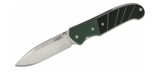 CRKT CR-6850 IGNITOR Black/Green vreckový nôž 8,6 cm, čierno-zelená, G10