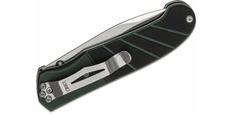 CRKT CR-6850 IGNITOR Black/Green vreckový nôž 8,6 cm, čierno-zelená, G10