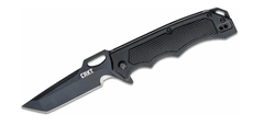 CRKT CR-7050 SEPTIMO BLACKOUT taktický vreckový nôž 9,2 cm, celočierny, hliník, guma