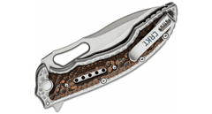 CRKT CR-5470 FOSSIL BROWN vreckový nôž 10 cm, hnedá, nerezová oceľ, G10