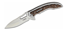 CRKT CR-5470 FOSSIL BROWN vreckový nôž 10 cm, hnedá, nerezová oceľ, G10
