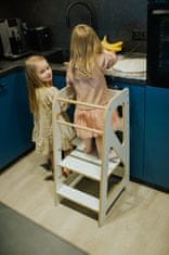 iMex Toys Montessori učiaca veža BTM2 biela
