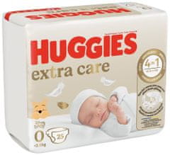 Huggies Plienky jednorázové Extra Care 0 (do 4 kg) 25 ks
