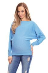 PeeKaBoo Dámsky tehotenský sveter Barcs jeansová Universal