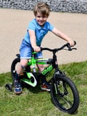Volare Detský bicykel pre chlapcov Sportivo Neon Green Black 12"- zložený na 95 %