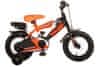 Detský bicykel pre chlapcov Sportivo Neon Orange Black 12"- zložený na 95 %